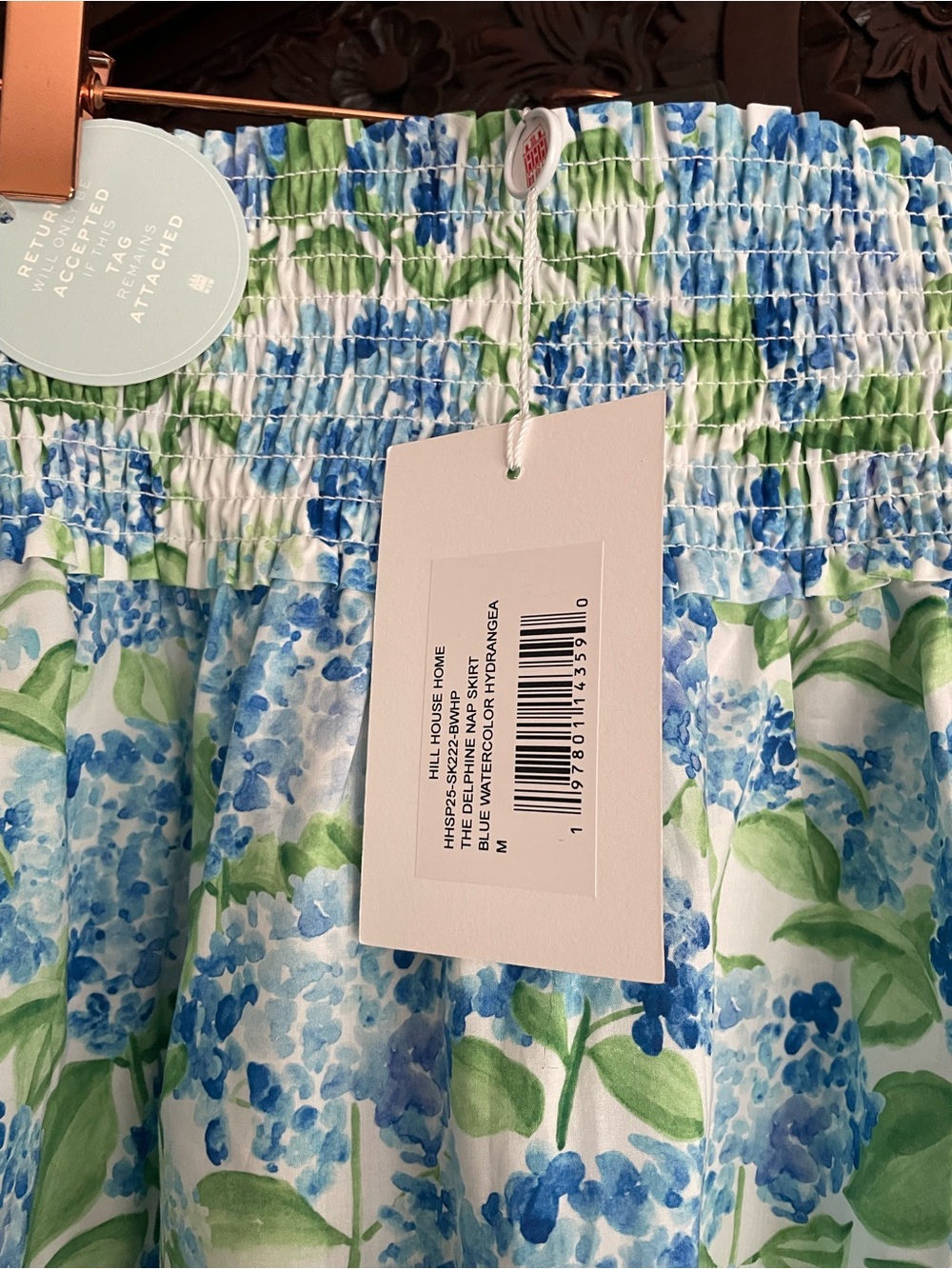 Hill House x la coqueta hydrangea skirt - Picture 2 of 3